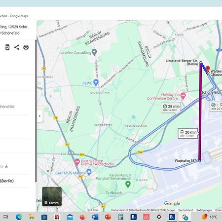 Berlin - Schoenefeld Gruene Wohnung Zewnętrze zdjęcie
